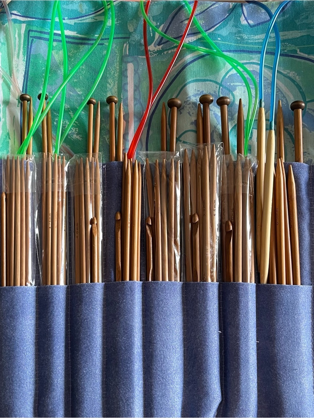 HUGE set-Crochet Hooks; Circular, Double Pointed and Straight Knitting Needles
